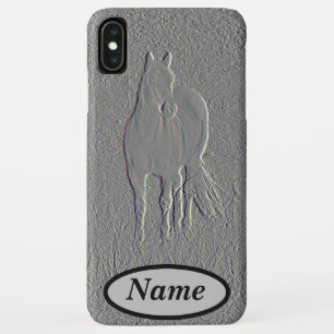 Embossed Horse iPhone XS Max Case