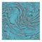 Embossed In Teal