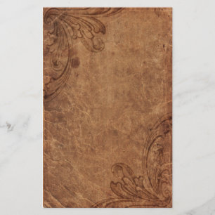 Embossed Leather Look   Stationery