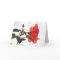 Embossed Red Hibiscus, Cloudscape