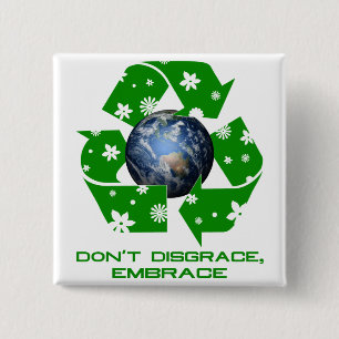 Embrace 2 Inch Square Button