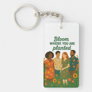 Embrace Beauty with this Refreshing Floral design Keychain