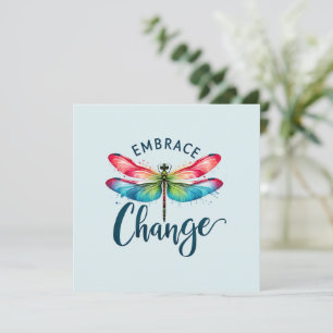 Embrace Change - Artistic Dragonfly