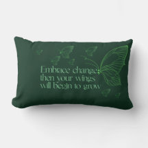 Embrace Change Lumbar Pillow