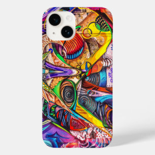 Embrace Colourful Graffiti Art with Our Retro Case-Mate iPhone 14 Case