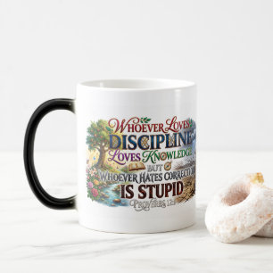 Embrace Correction Gain Wisdom Reject Stay Foolish Magic Mug