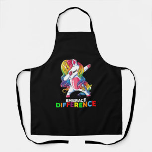 Embrace Difference Unicorn Autism Awareness Divers Apron