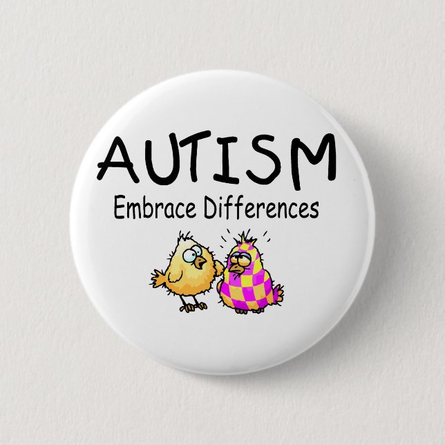 Embrace Differences (PY) 2 Inch Round Button (Front)