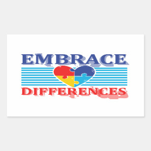 Embrace Differences Sticker