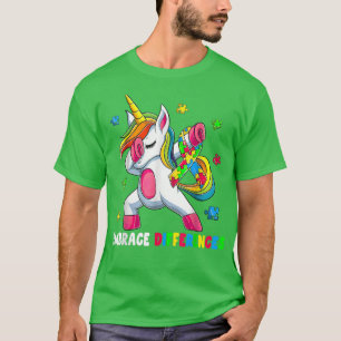 Embrace Differences UnicornEmbrace ADHD Autism ASD T-Shirt