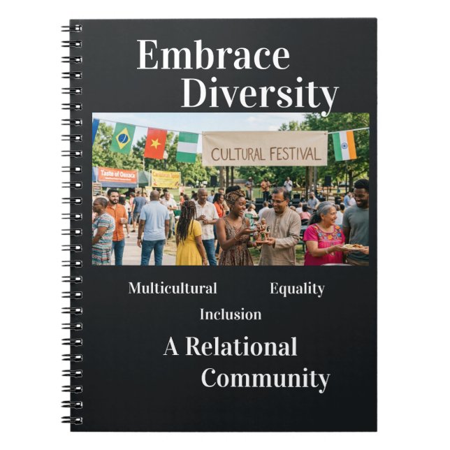Embrace Diversity+++++ Notebook (Front)
