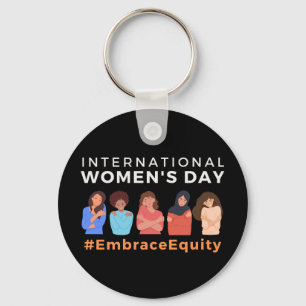 Embrace Equity International Women's Day 2023 Keychain