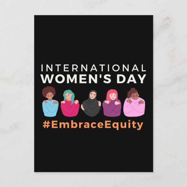 Embrace Equity International Women's Day  Postcard (Front)