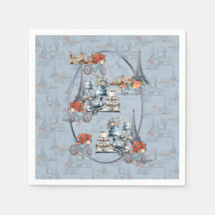 Embrace French country living in Refined Pale Blue Napkin