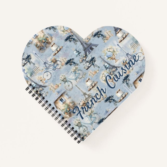 Embrace French country living in Refined Pale Blue Notebook (Front)