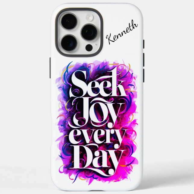 Embrace happiness in daily life.  Case-Mate iPhone case (Back)