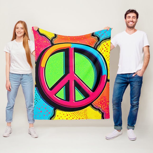 Embrace Inner Peace & Joy Fleece Blanket (In Situ)