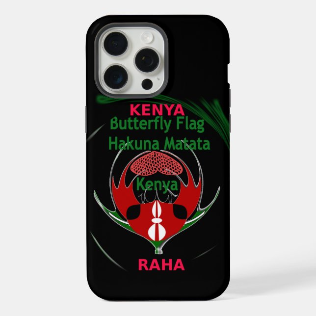 Embrace Kenyan Pride in Style iPhone Case (Back)