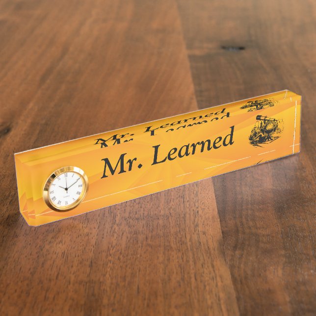 Embrace Learning Nameplate (Side)