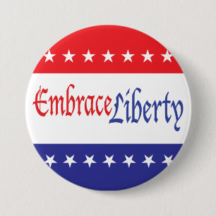 Embrace Liberty 3 Inch Round Button