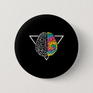 Embrace Neurodiversity ADHD LD Autism Awareness 2 Inch Round Button
