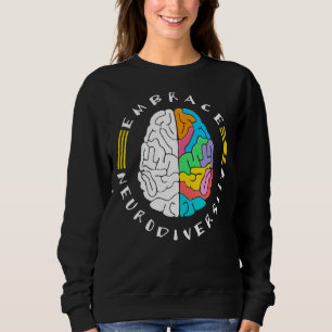 Embrace Neurodiversity Asd Autism Awareness Sweatshirt