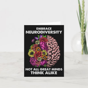 Embrace Neurodiversity Autism Awareness Adhd Sped Card