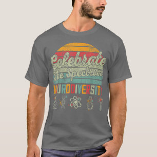 Embrace Neurodiversity Autism Awareness ASD ADHD V T-Shirt