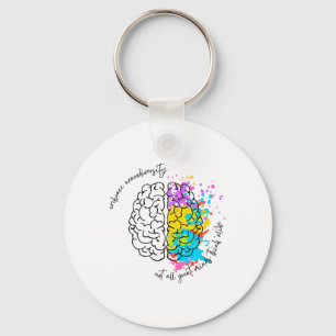 Embrace Neurodiversity Autism Awareness Keychain