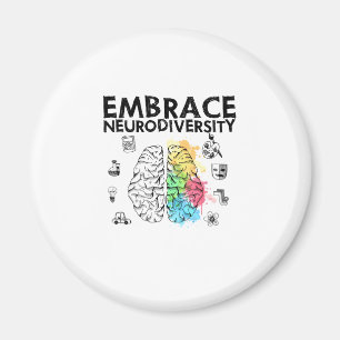 Embrace Neurodiversity Autism Awareness Magnet