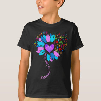 Embrace Neurodiversity Autism Awareness Neurodiver T-Shirt