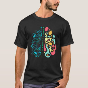 Embrace Neurodiversity Brain  For Autism Awareness T-Shirt