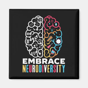 Embrace Neurodiversity Design for a Autism Awarene Magnet