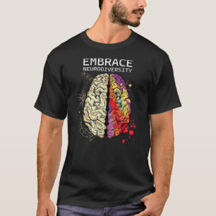 Embrace Neurodiversity Men Women Kids Autism Awar T-Shirt