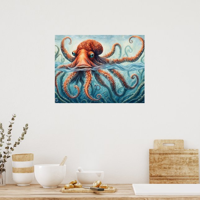 Embrace of the Deep Poster (Kitchen)