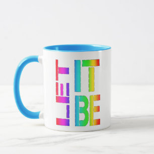 Embrace Positivity, Inspirational 'Let It Be'  Mug