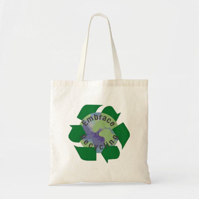 Embrace recycling tote bag (Front)