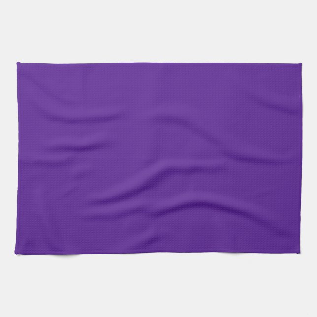 Embrace Rich and Vibrant Colour with Violet Purple Kitchen Towel (Horizontal)