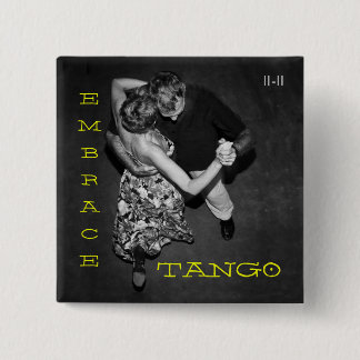 Embrace Tango 2 Inch Square Button