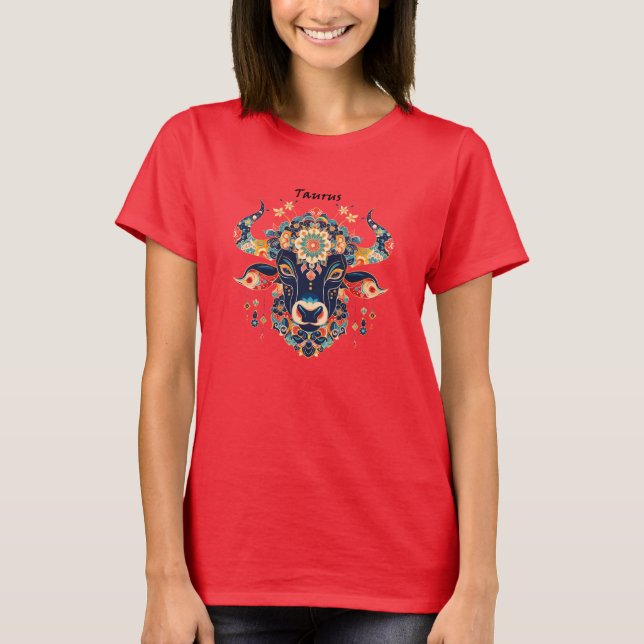 Embrace Taurus Pride Bullheaded Stellar T-Shirt (Front)