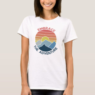 Embrace the adventure mountain adventure time T-Shirt