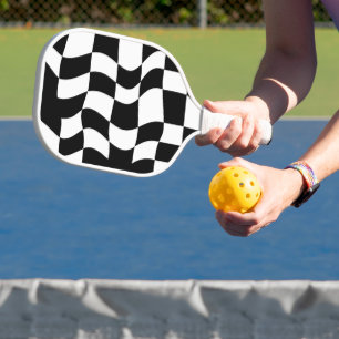 Embrace the Boldness of Abstract Distortion! Pickleball Paddle