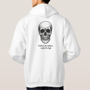 "Embrace the Darkness" Skull Art Hoodie