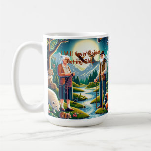 Embrace the Journey: A Timeless Tribute to Aging Coffee Mug