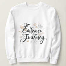 Embrace the journey  typography