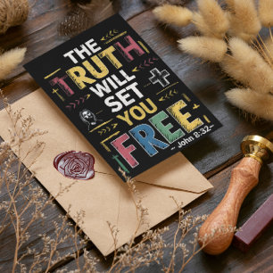 Embrace the Liberating Truth Postcard