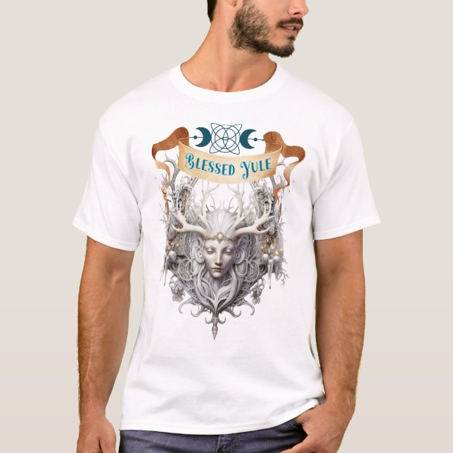 Embrace the Magic of Blessings Winter Solstice T-Shirt (Front)