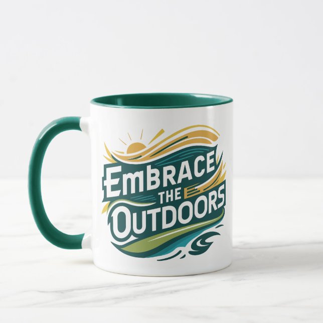 Embrace the Outdoors  Mug (Left)