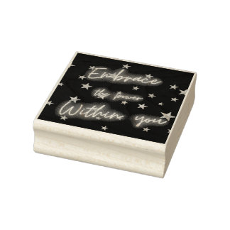 Embrace The Power Within You Rubber Stamp