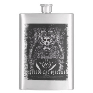 Embrace the Shadows Hip Flask